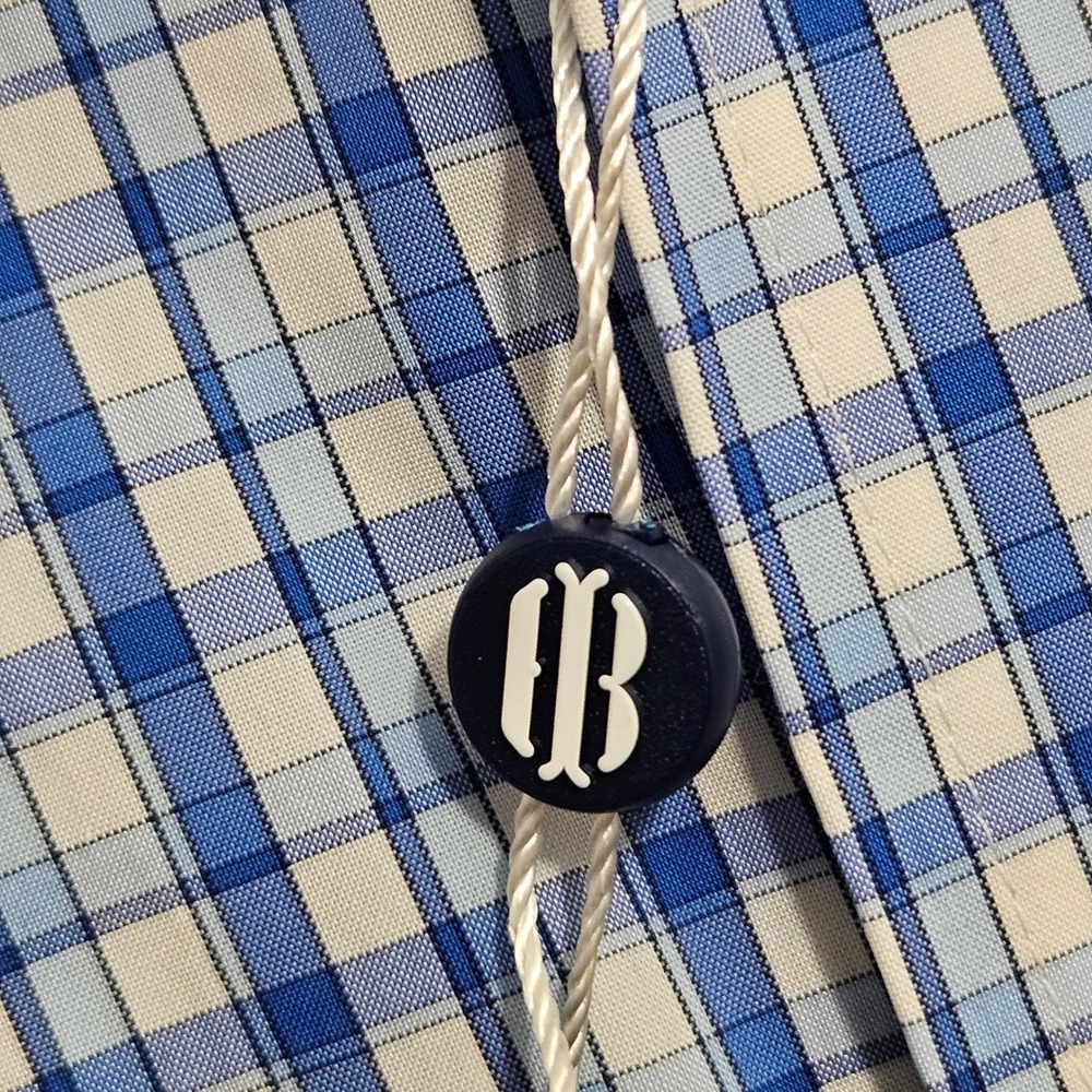 Holderness & Bourne The Flynn Shirt Marlin Blue Plaid Tailored Fit XL HB2195.759 - Picture 8 of 13
